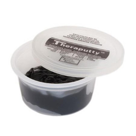 FABRICATION ENTERPRISES Fabrication Enterprises 10-2615 Theraputty Plus Antimicrobial Exercise Putty; Black - 3 oz 261423